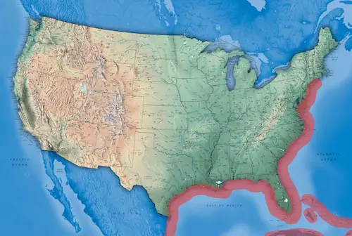 Redfish distribution map