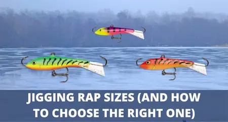 Jigging rap size chart