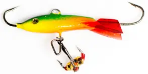 Photo of jigging rap ice fishing lure