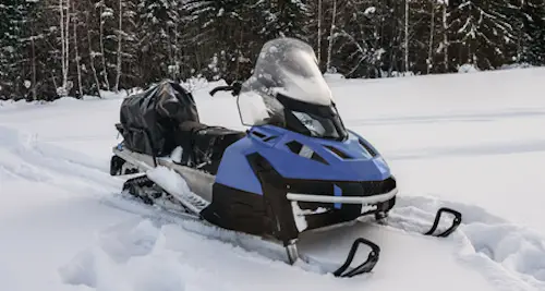 Photo of snowmobile