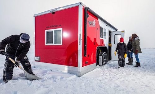 Photo of Yetti ice fishing wheelhouse