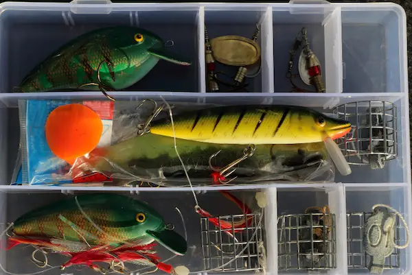 Photo of fishing tackle box