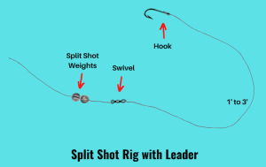 Split Shot Rig 101 (Setup and Fishing Guide with Pictures)