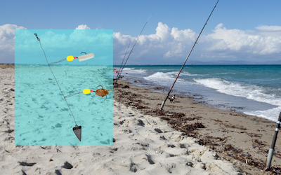 Beach fishing rigs for beginners